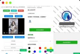 简约短视频去水印加图片多样化加水印微信小程序源码下载支持多流量主