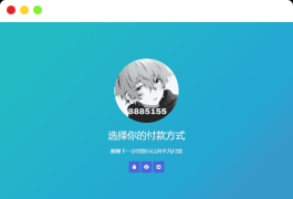 简单响应式收银台个人收款二维码美化版