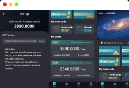 H5打包版双语言的虚拟币矿机交易系统 USDT支付 矿机系统 存币生息