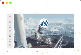 2023新UI大气好看的个人团队简介主页源码 带后台